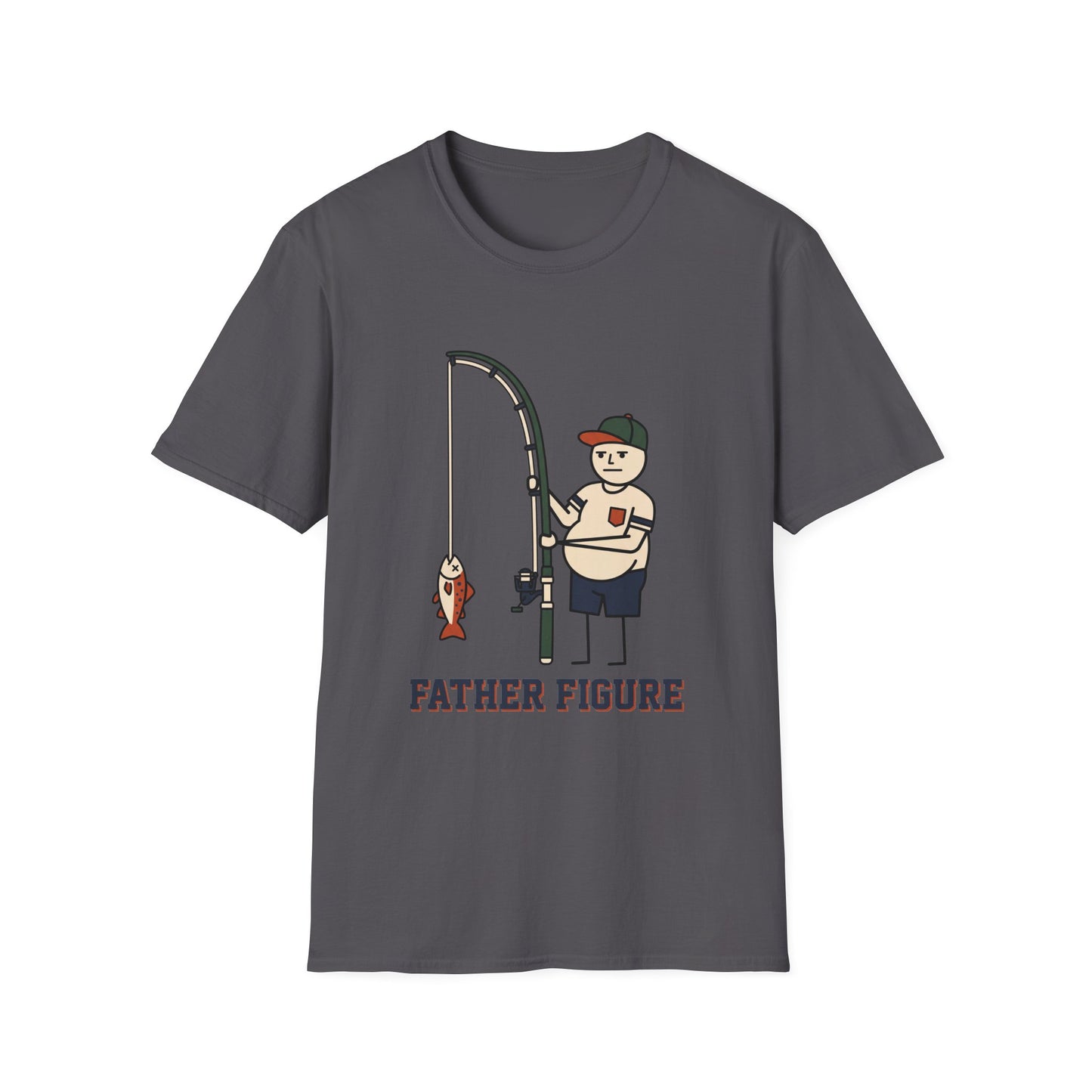 Father Figure Tee relaxed side view on model