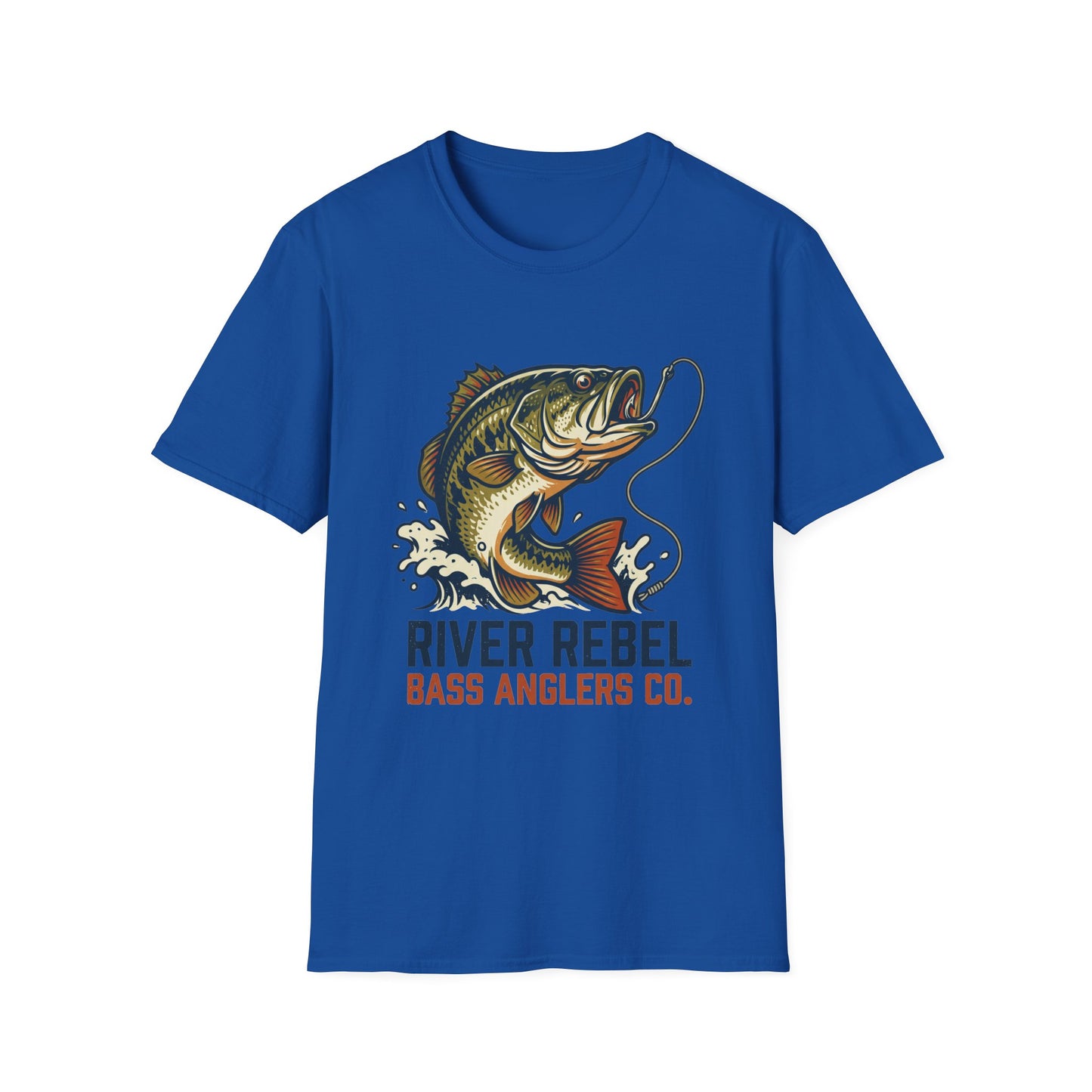 River Rebel Bass Fishing T-Shirt – River Angler Graphic Tee