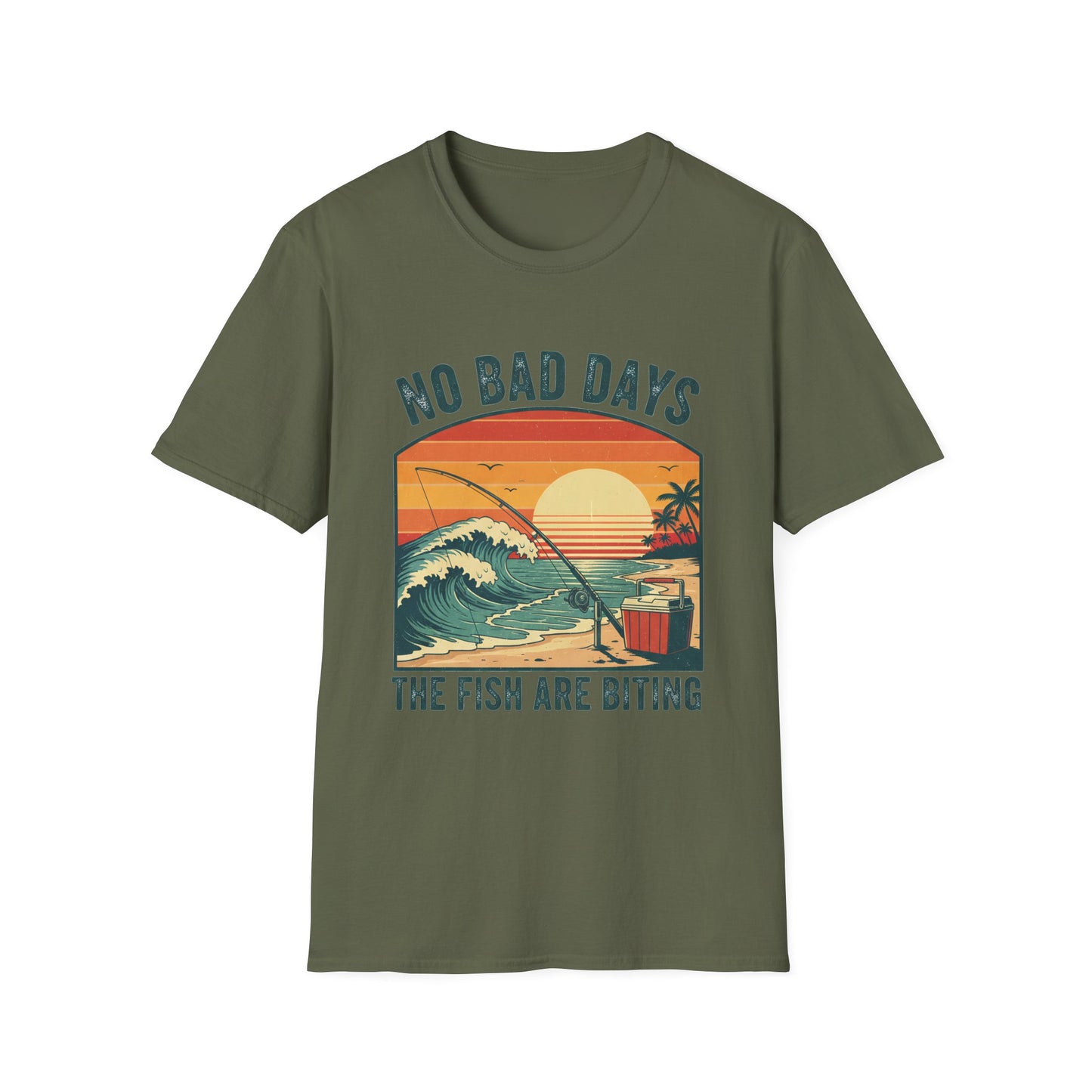 No Bad Days Tee breathable fabric texture close-up