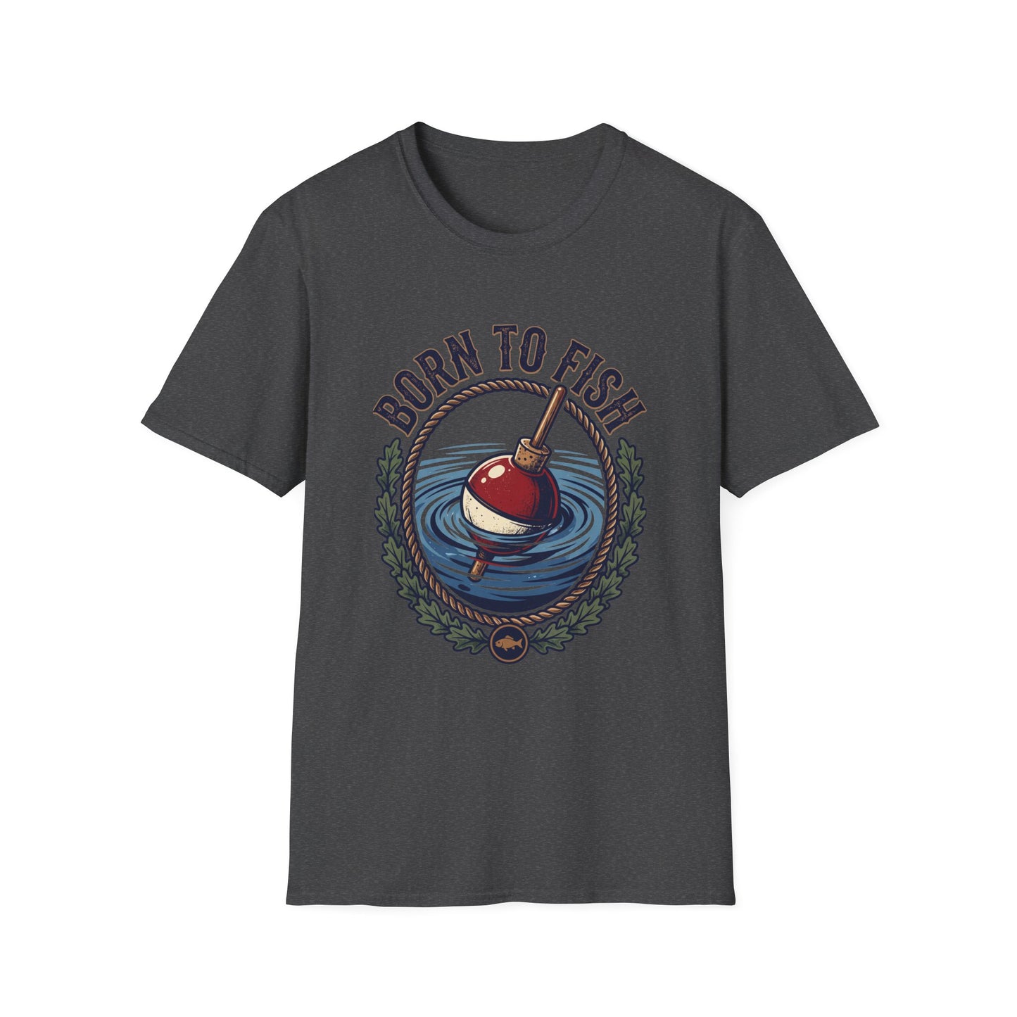 Born to Fish Tee lifestyle photo worn by angler