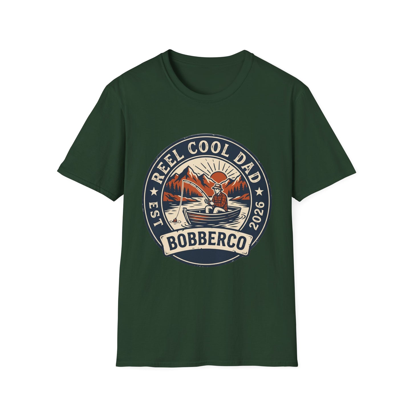 Reel Cool Dad Tee (Boat & Lake)