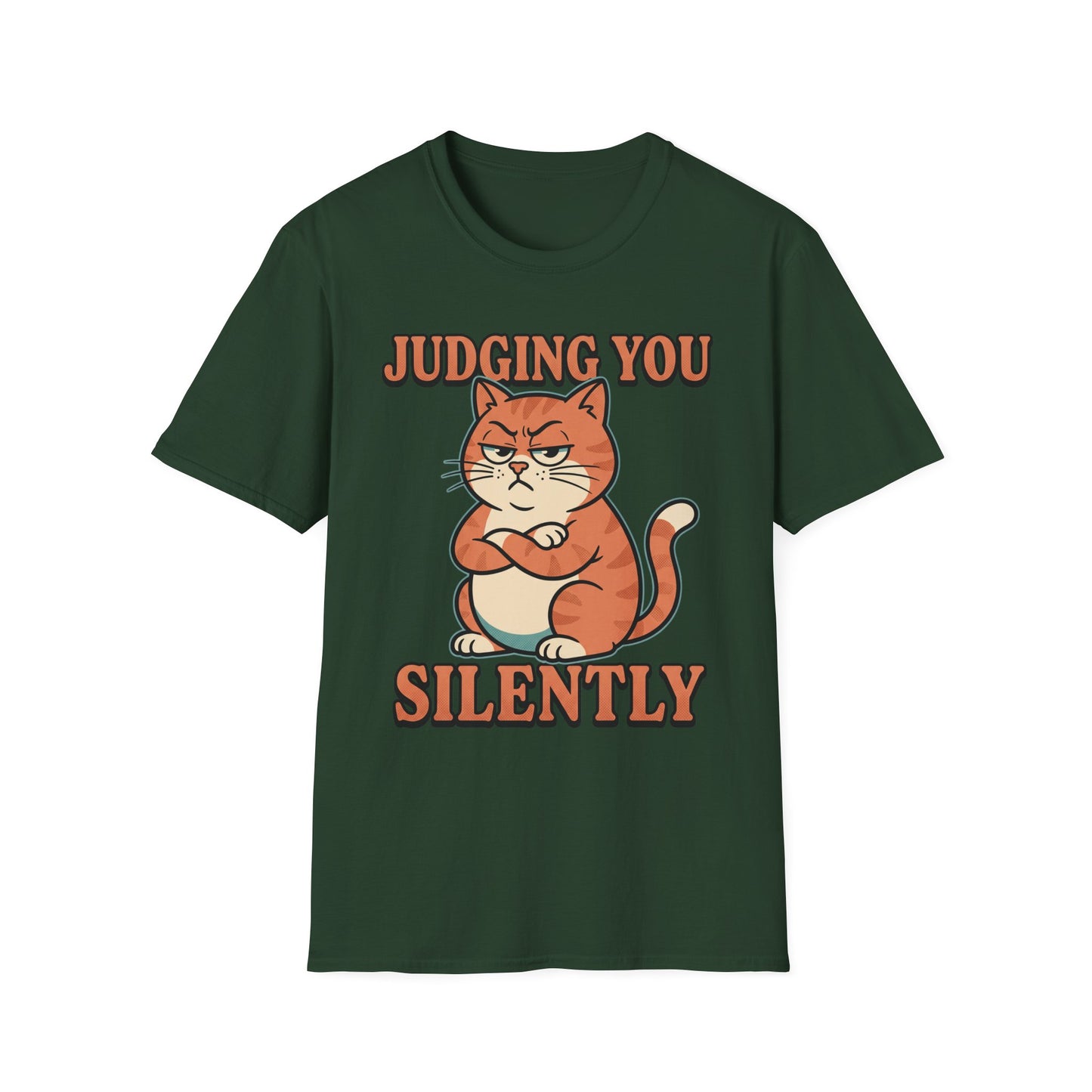 Judging You Silently Cat T-Shirt