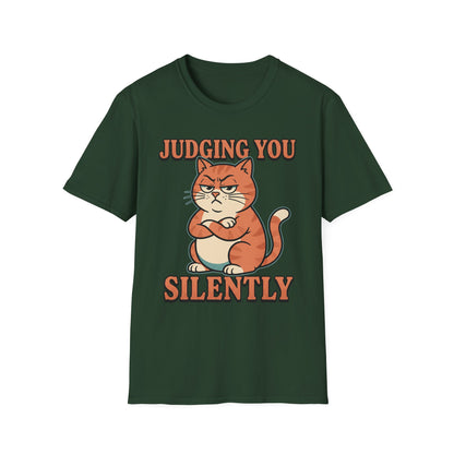 Judging You Silently Cat T-Shirt