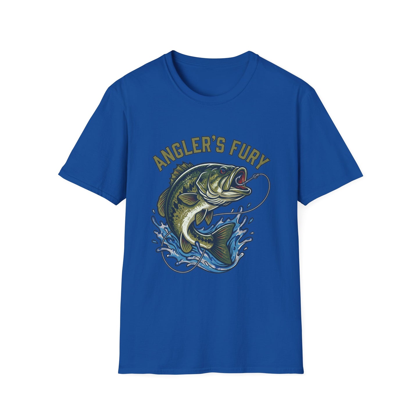 Anglers Fury Bass Fishing T-Shirt – Lure & Bass Graphic Tee