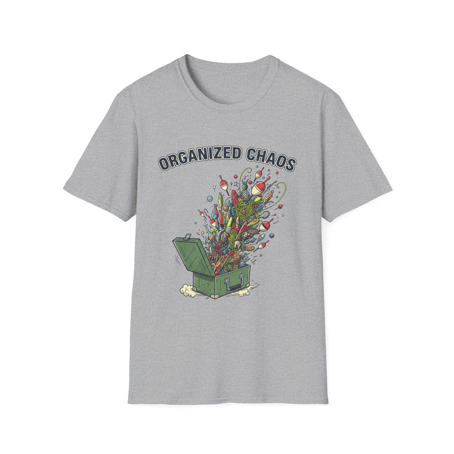 Organized Chaos Tee neckline and shoulder detail