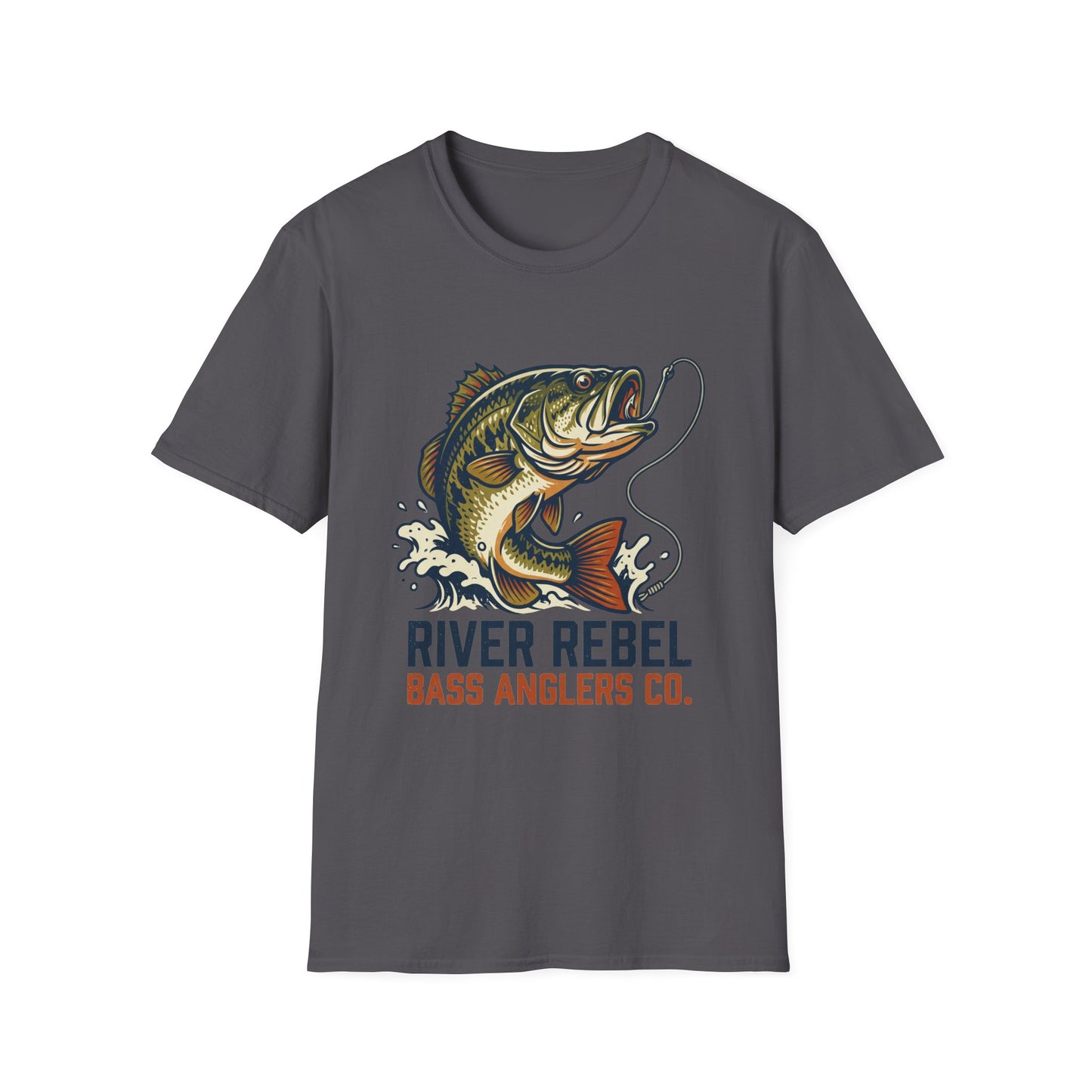 River Rebel Bass Fishing T-Shirt – River Angler Graphic Tee