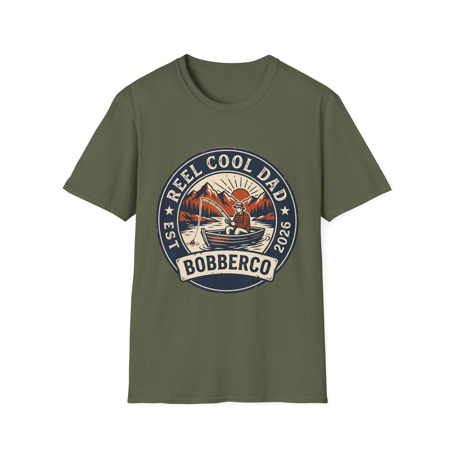 Reel Cool Dad Tee (Boat & Lake)