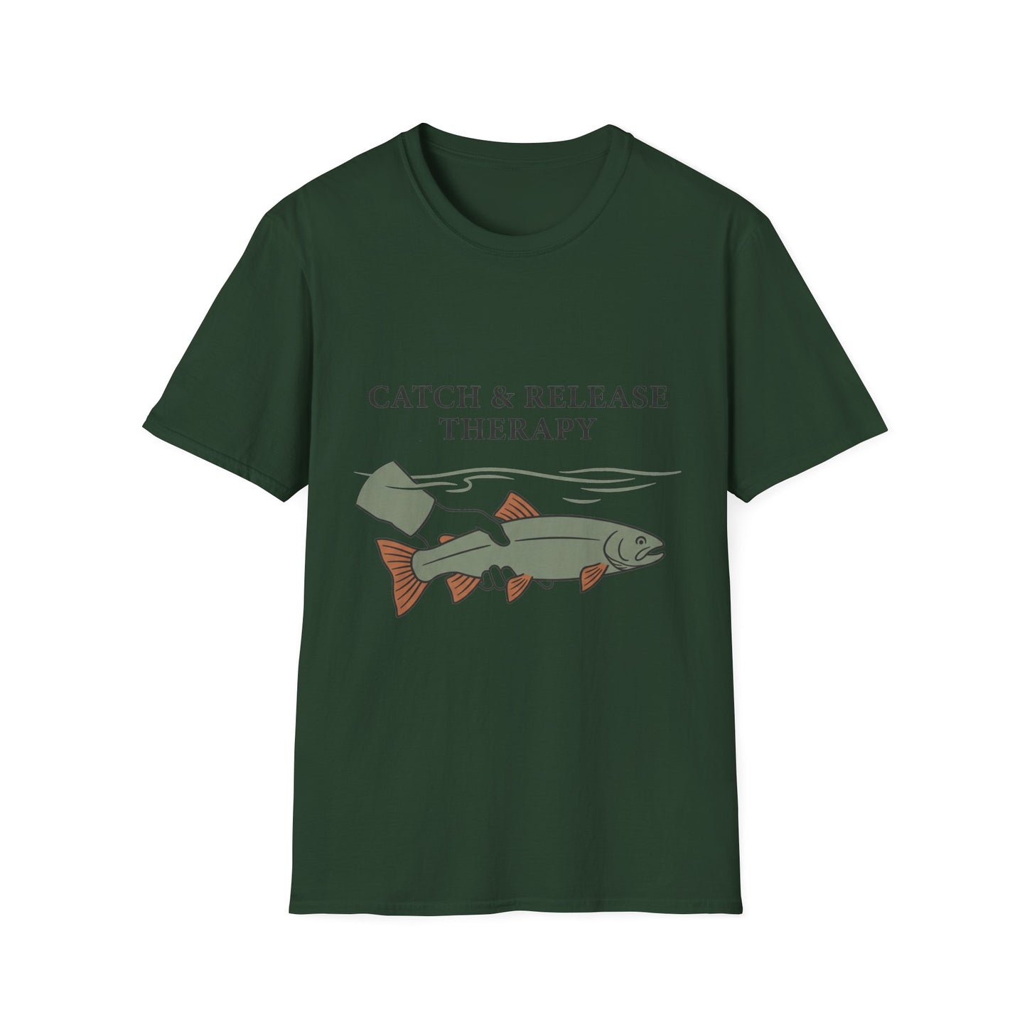 Catch & Release Therapy Tee (V2) folded shirt and packaging for Father’s Day gift