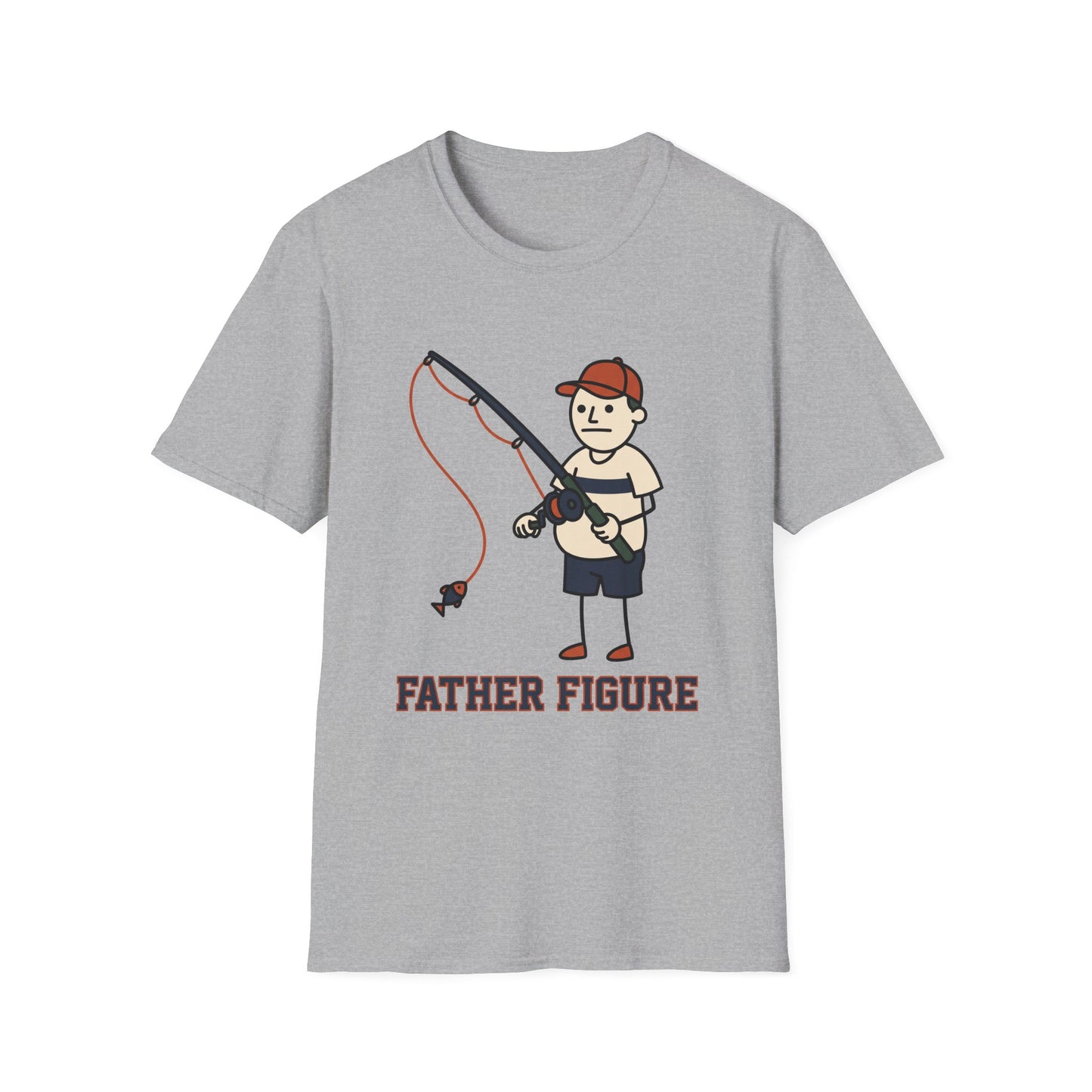 Father Figure Tee (V2) neckline and shoulder seam detail