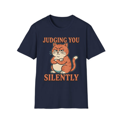 Judging You Silently Cat T-Shirt