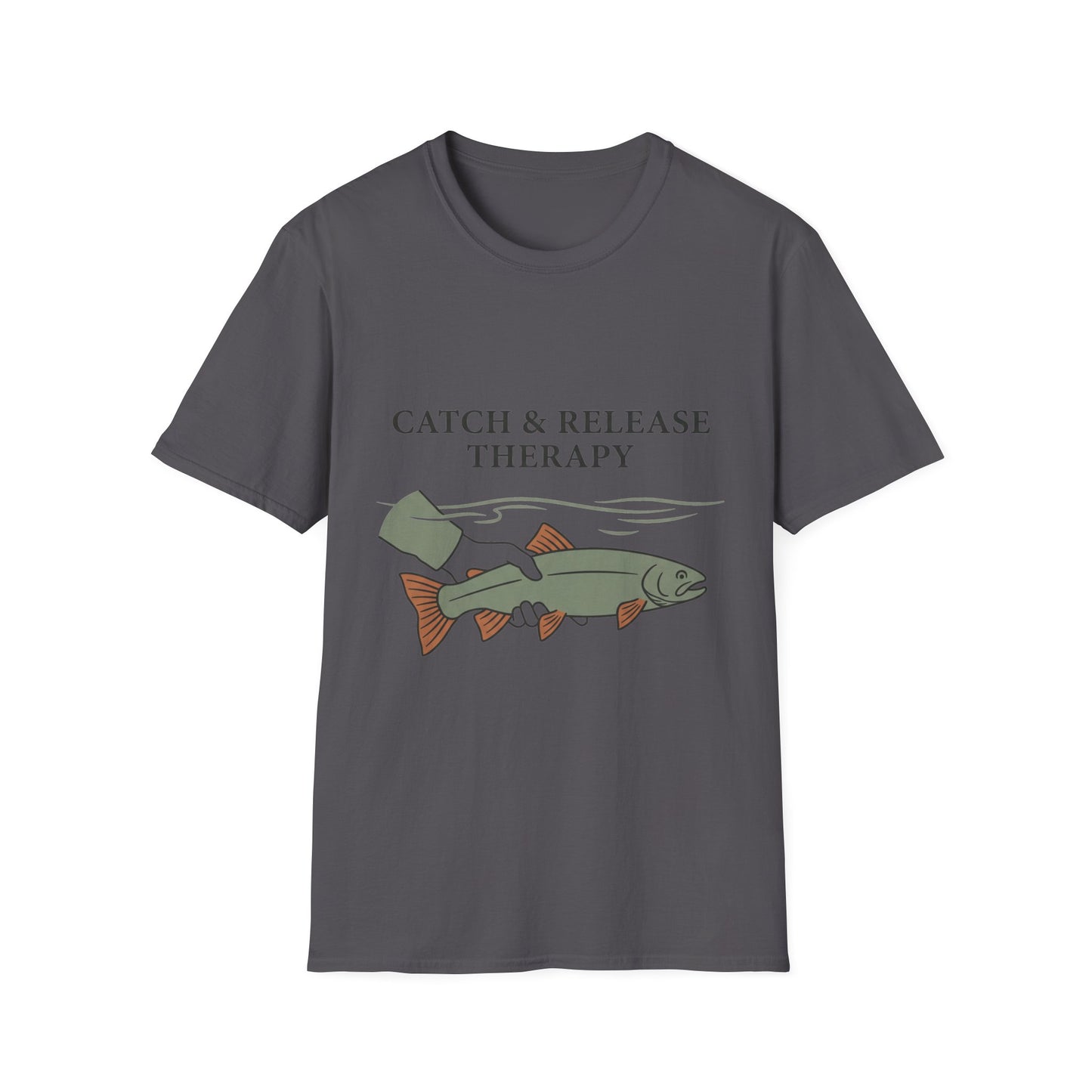 Catch & Release Therapy Tee (V2) relaxed side view on model
