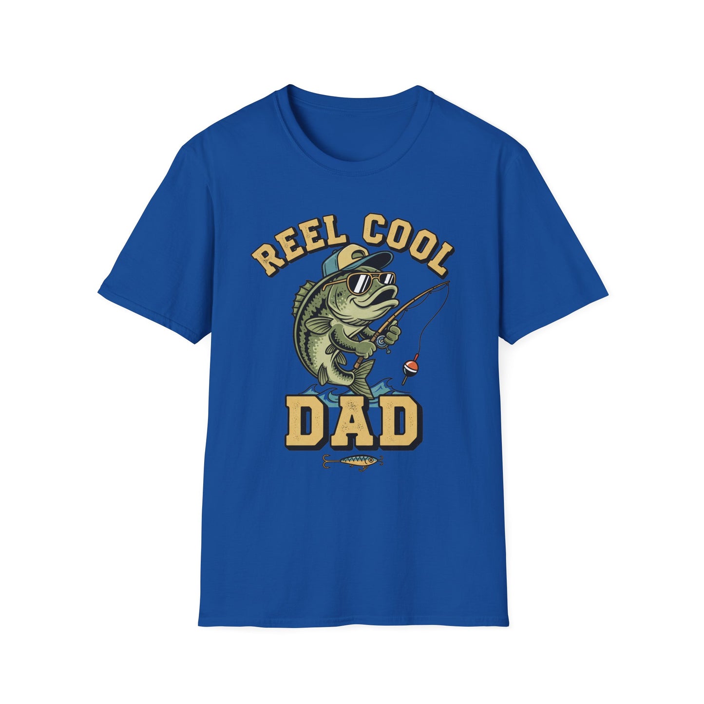 Reel Cool Dad Tee (Classic) flat lay front view